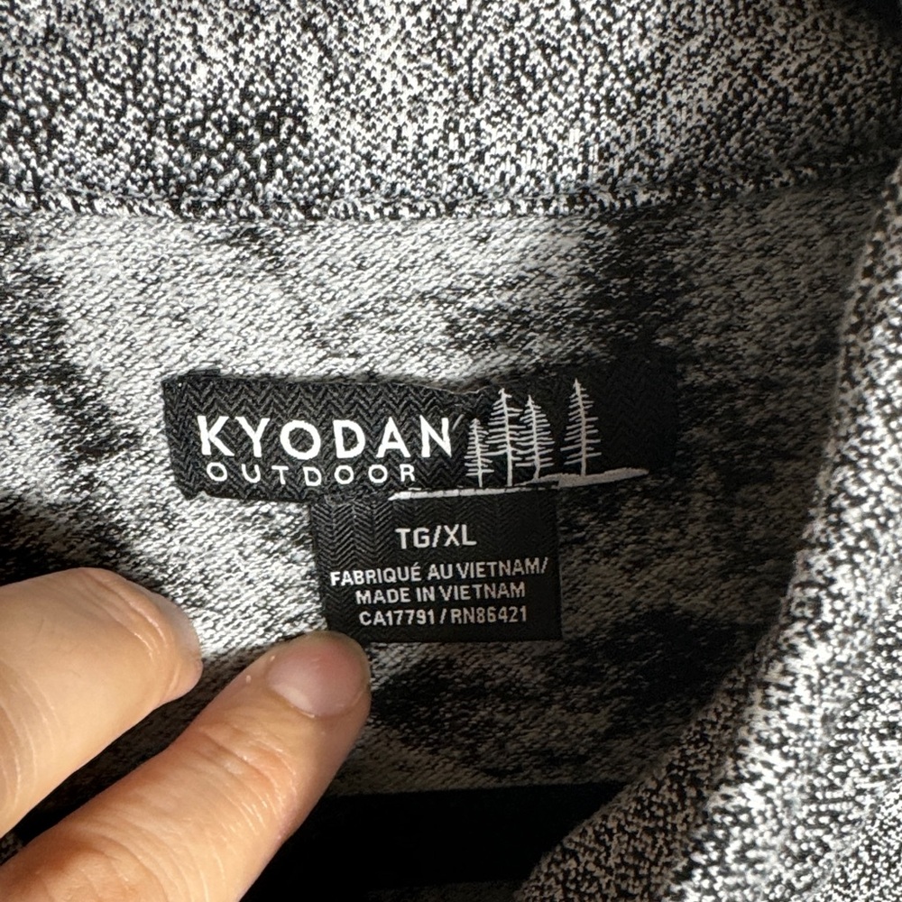Kyodan Black And Gray Patterned Jacket - image 6